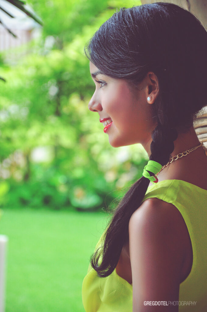 Sesion de fotos de quinceañera a Tairis en Samana Republica Dominicana