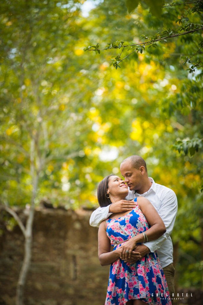 Sesión de fotos de Novios y pre boda en las Ruinas de Engombe de Santo Domingo, República Dominicana