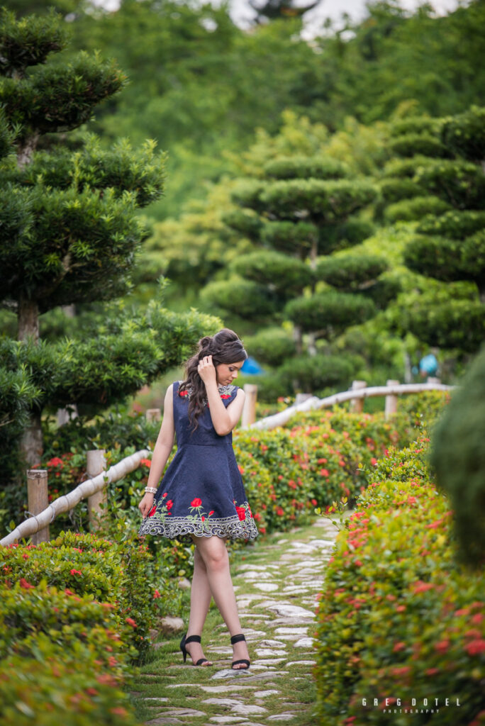 fotografo quinceañeras en el jardin botanico en santo domingo, republica dominicana