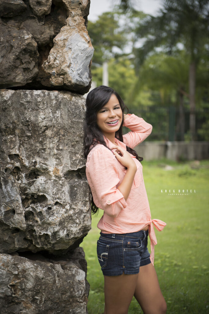 Fotografo de quinceaneras en el jardin botanico de Santo Domingo, Republica Dominicana