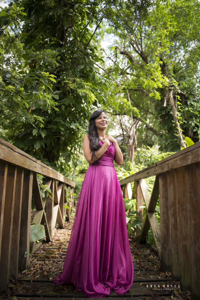 Fotografo de quinceaneras en el jardin botanico de Santo Domingo, Republica Dominicana