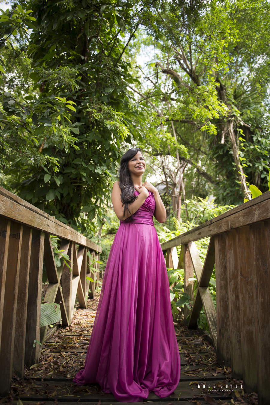 Fotografo de quinceaneras en el jardin botanico de Santo Domingo, Republica Dominicana