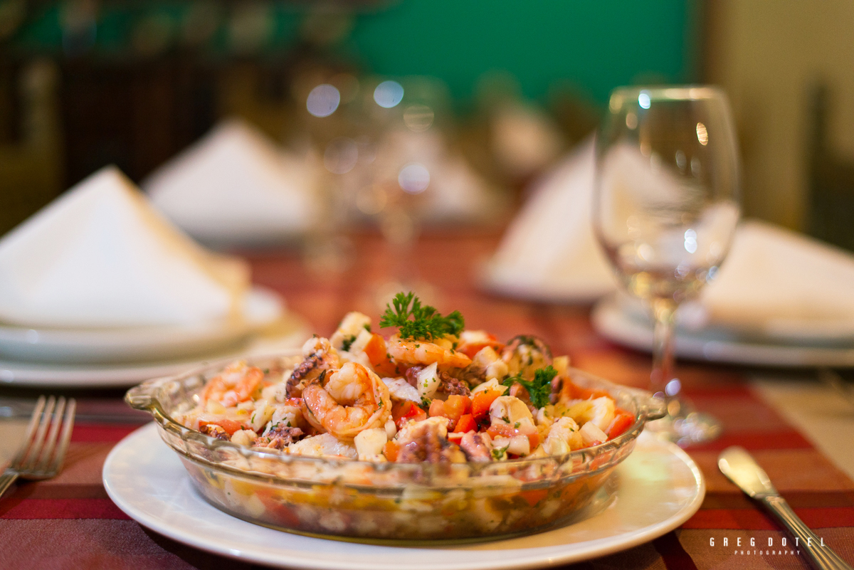 Fotografo en República Dominicana de platos y comida para el restaurante cien fuegos