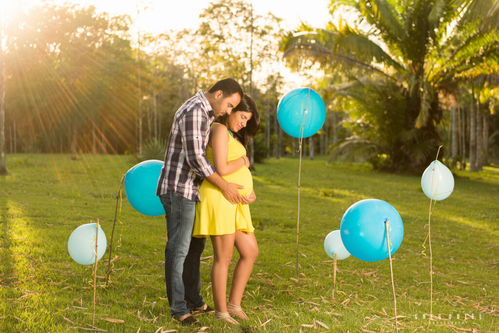 Sesión de fotos de embarazada en el Jardin Botanico de Santo Domingo, República Dominicana