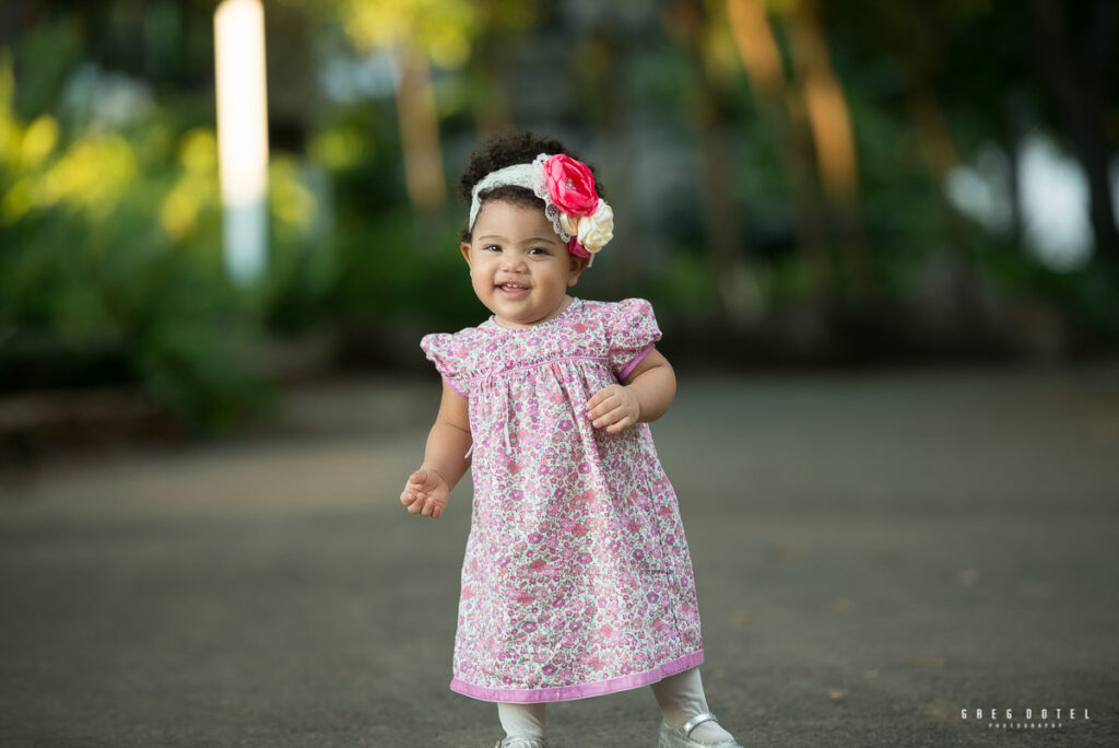 Sesión de fotos celebrando el cumpleaños de las niñas de Jennifer en parque Mirador Sur de Santo Domingo, Republica Dominicana