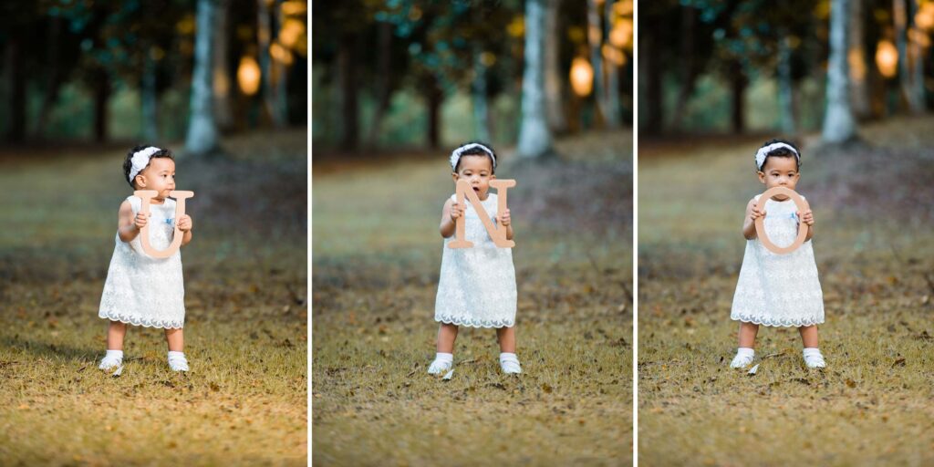 Sesión de fotos de niños por motivos de cumpleaños en el jardin botanico de Santo Domingo