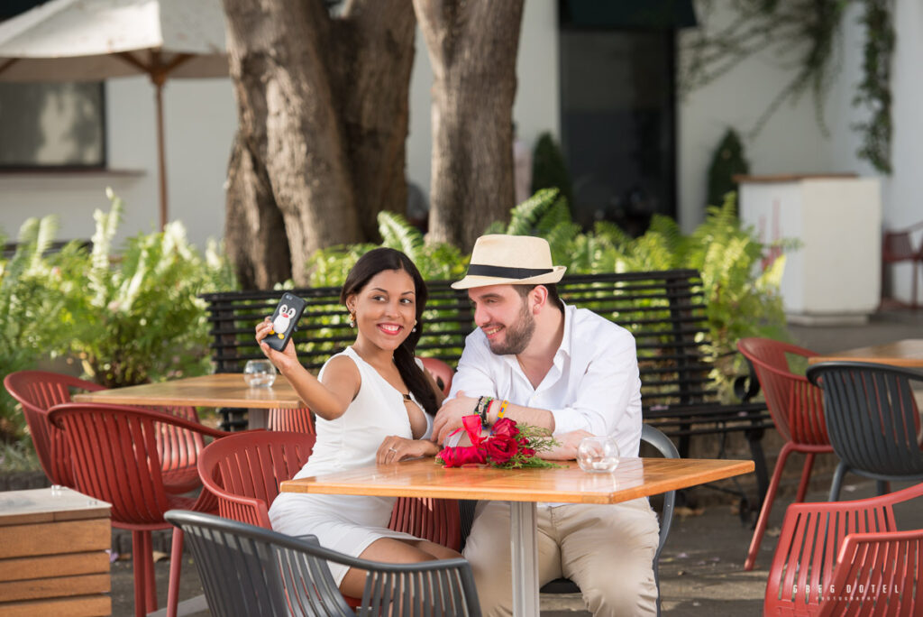 Sesión de novios de Mary y Mateo en la Zona Colonial de Santo Domingo de República Dominicana por el fotográfo Greg Dotel