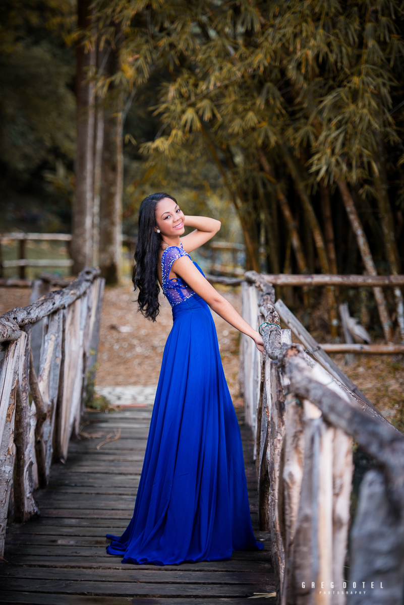 Quinceañera Daiana en el Jardín Botánico de Santo Domingo