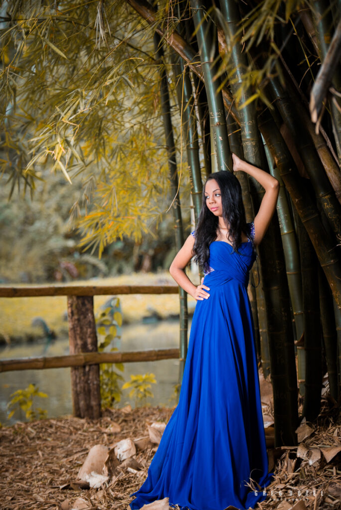 Quinceañera Daiana en el Jardín Botánico de Santo Domingo