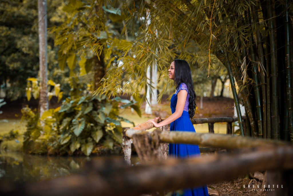 Quinceañera Daiana en el Jardín Botánico de Santo Domingo