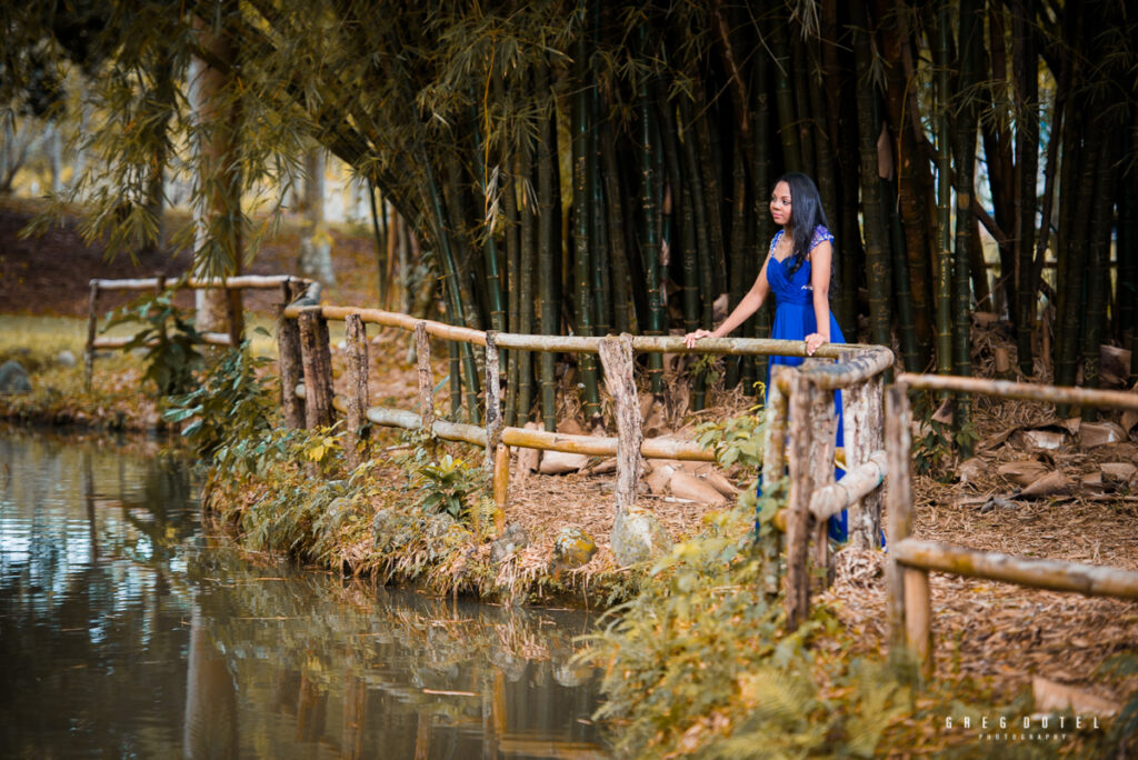 Quinceañera Daiana en el Jardín Botánico de Santo Domingo