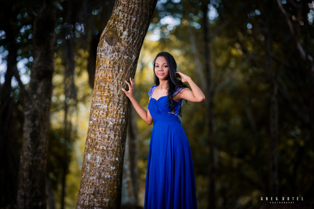 Quinceañera Daiana en el Jardín Botánico de Santo Domingo