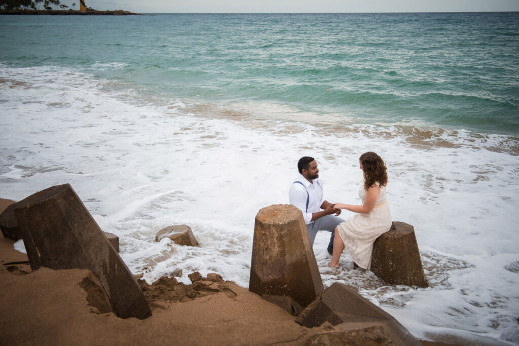 Fotografo dominicano realizó sesión de novios o preboda en la playa de Sans Souci en la ciudad de Santo Domingo, República Dominicana