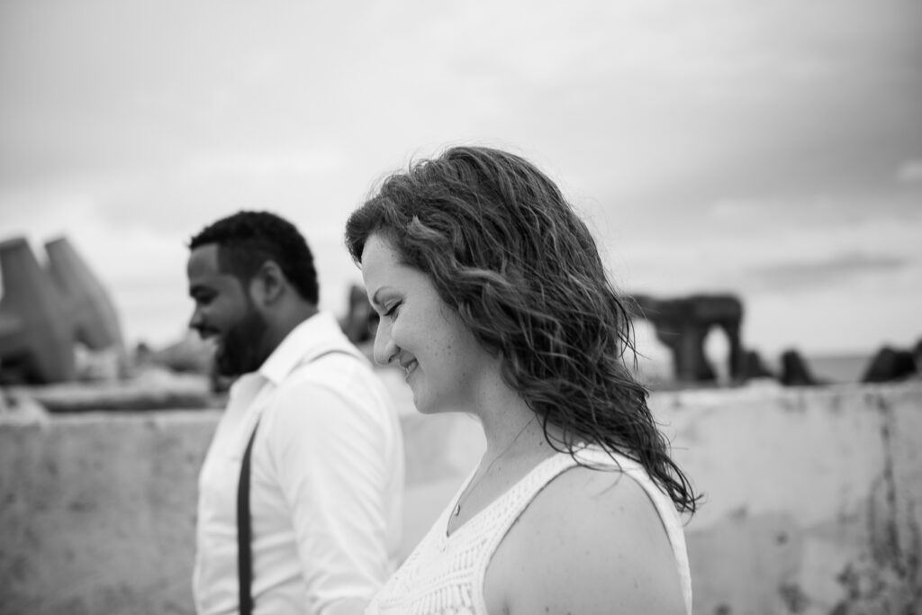 Fotografo dominicano realizó sesión de novios o preboda en la playa de Sans Souci en la ciudad de Santo Domingo, República Dominicana