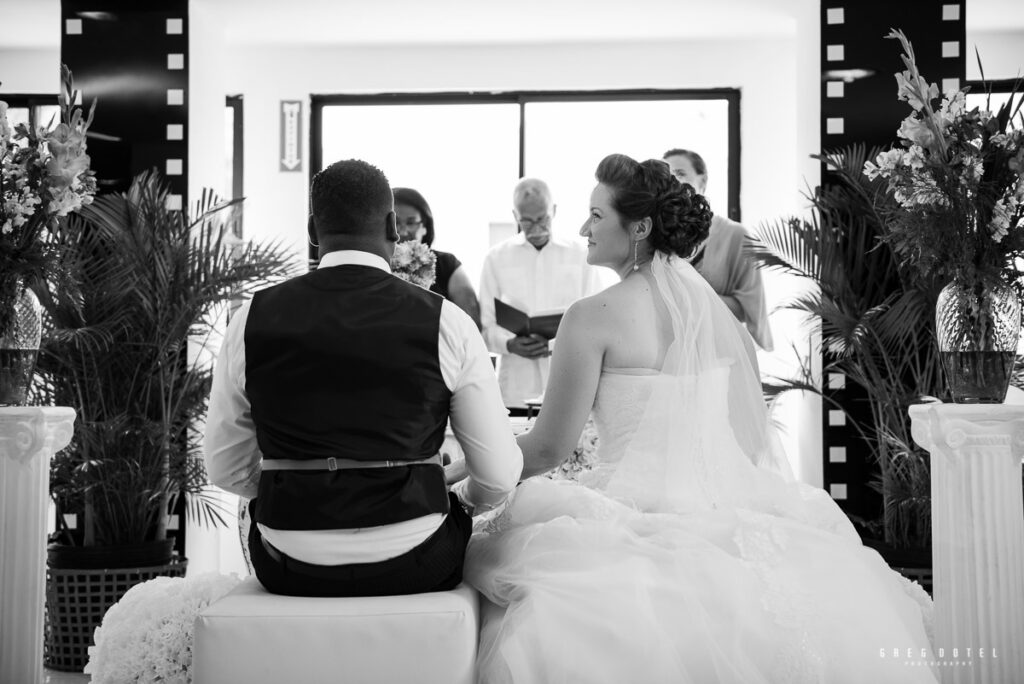 Durante la boda de Tiffany y Joel en la ciudad de Santo Domingo, Republica Dominicana