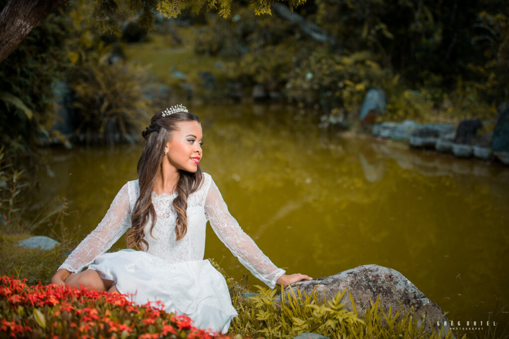 Sesión de fotos de Quinceañera en el Jardín Botánico Nacional de Santo Domingo República Dominicana