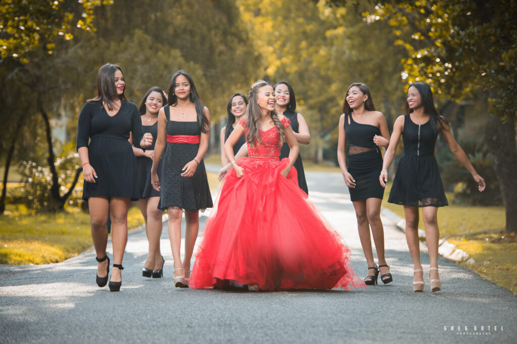 Sesión de fotos de Quinceañera en el Jardín Botánico Nacional de Santo Domingo República Dominicana