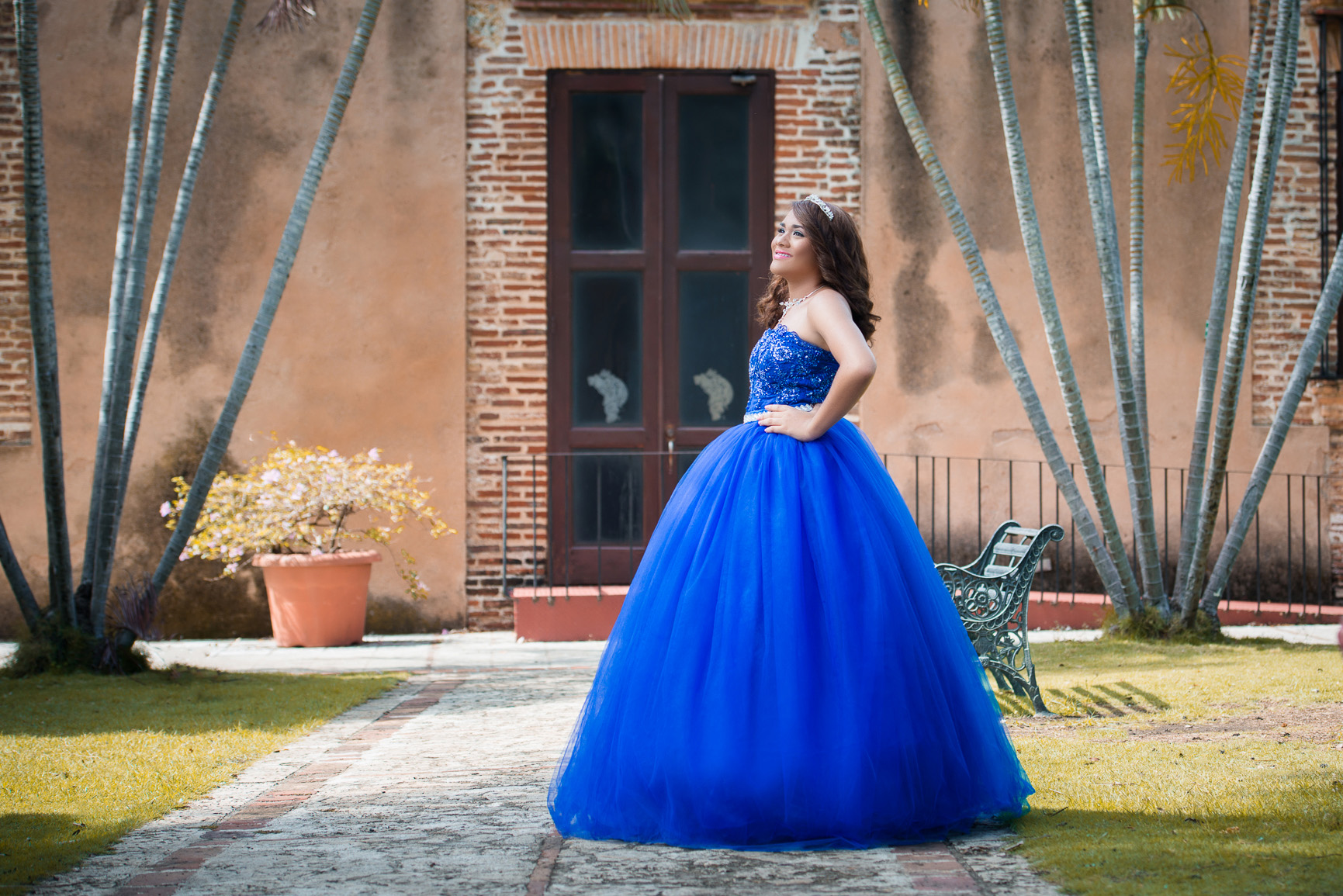 Karen en sus quince años en la Zona Colonial de Santo Domingo Republica Dominicana