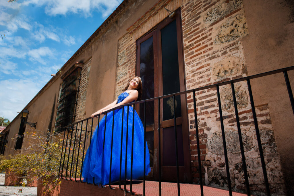 Karen en sus quince años en la Zona Colonial de Santo Domingo Republica Dominicana