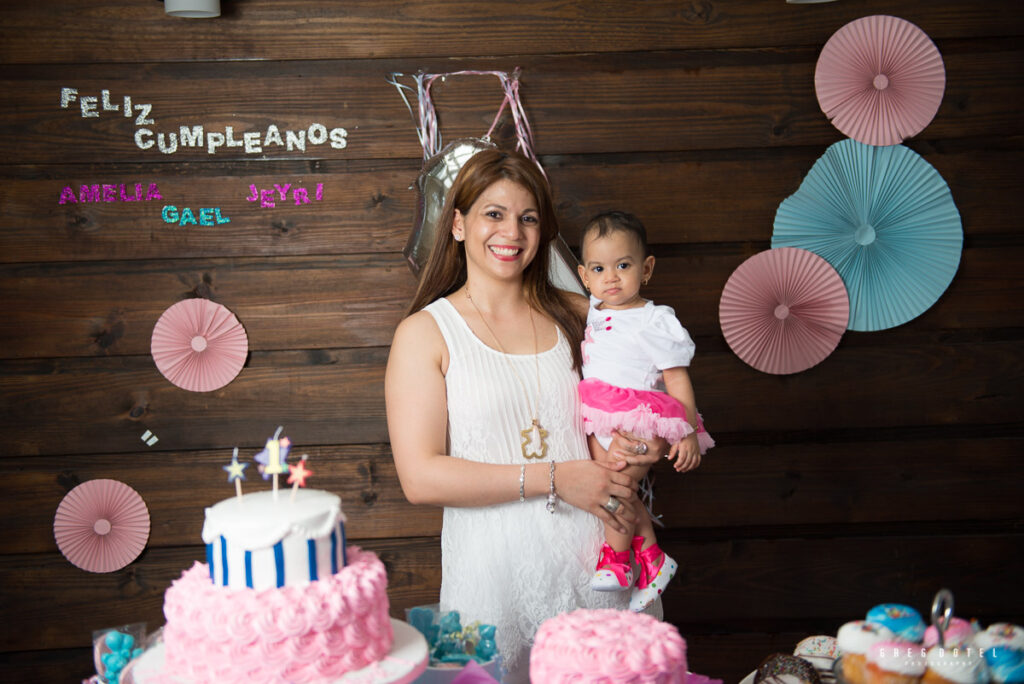 Cumpleaños de niños trillizos en Santo Domingo República Dominicana