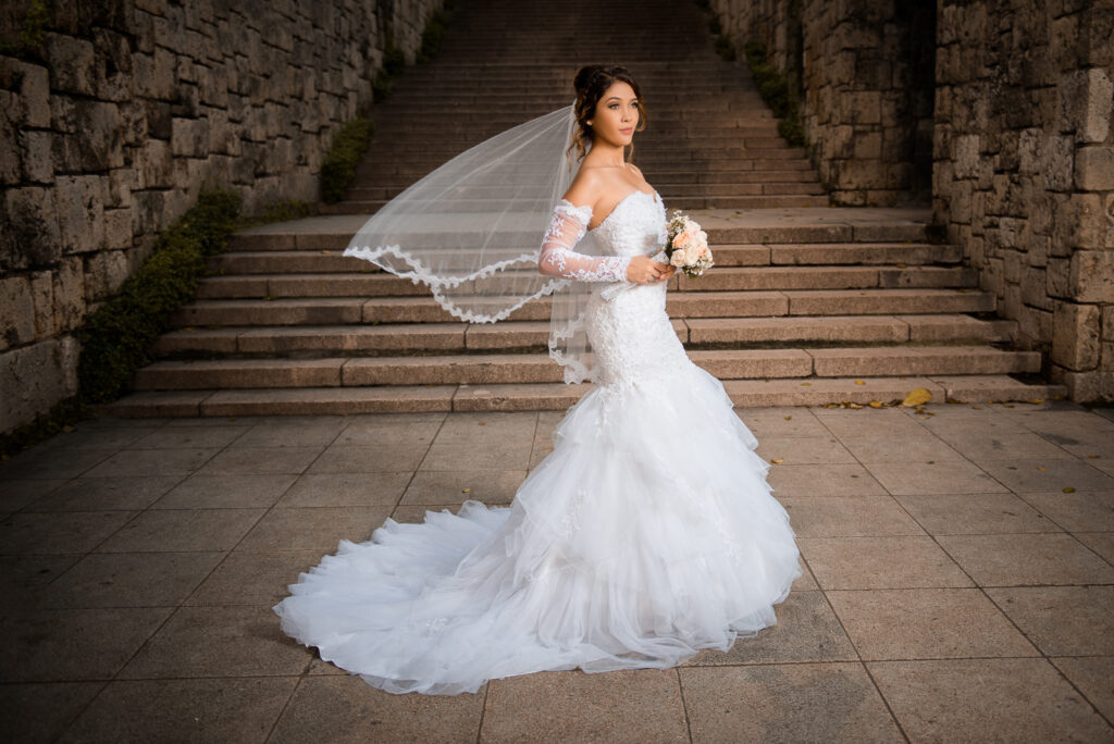 Sesion de novios o pre boda de Chari y Felix en la Zona Colonial de Santo Domingo Republica Dominicana