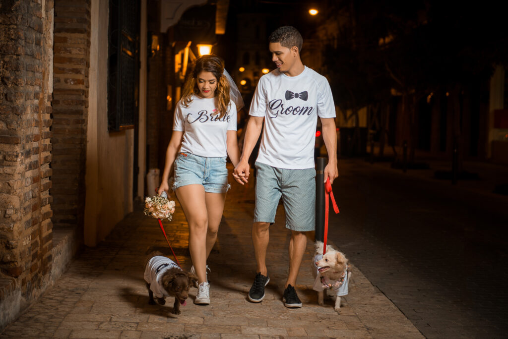 Sesion de novios o pre boda de Chari y Felix en la Zona Colonial de Santo Domingo Republica Dominicana