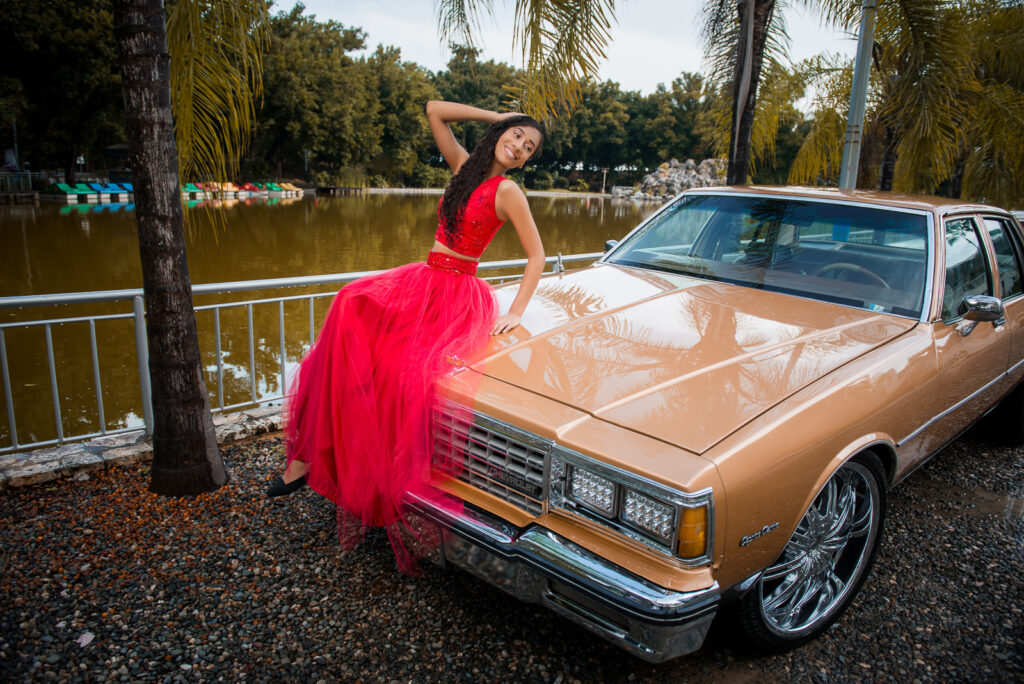 Sesión de fotos de 15 años de Luisanna en el Parque Mirador Sur de Santo Domingo, República Dominicana