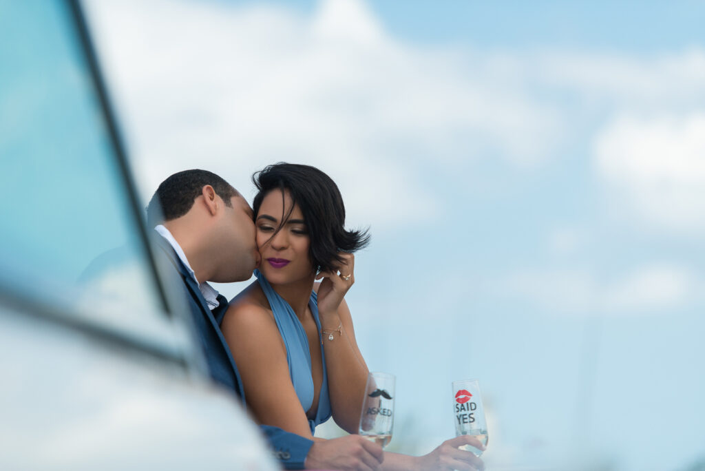 Linda Propuesta de matrimonio a Alejandrina por su novio Abel en la Isla La Piedra en Boca Chica, República Dominicana