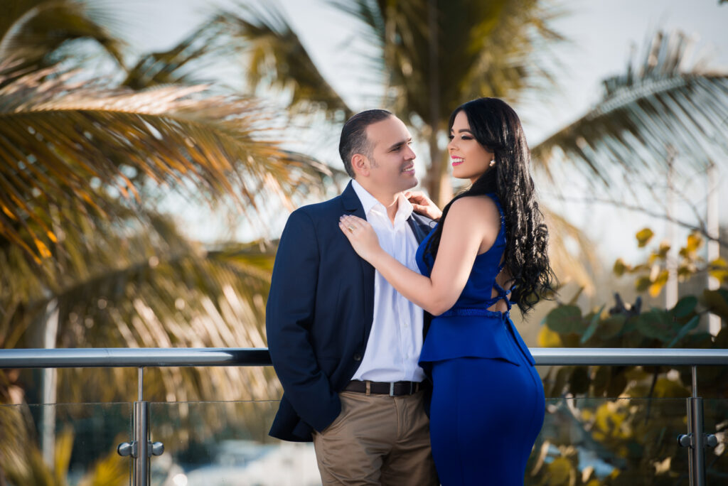 Hermosa Sesión de novios o pre boda de Alejandra y Luis en el Club Náutico de Santo Domingo, República Dominicana