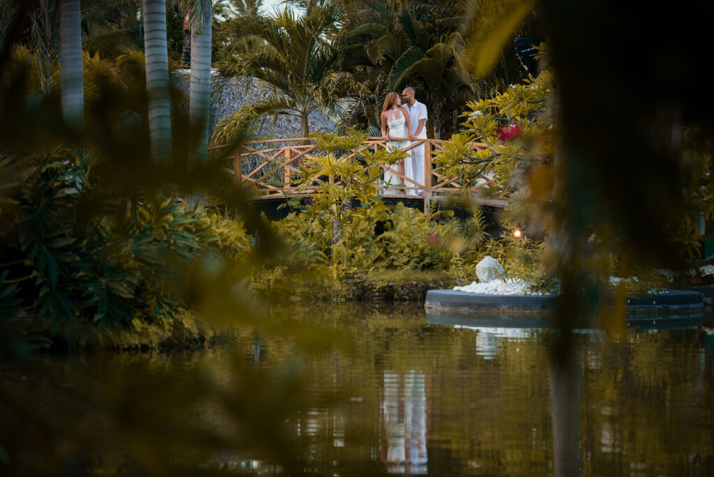 Sesion de novios o pre boda de Estela y Angel en el Hotel Paradisus Punta Cana, Republica Dominicana