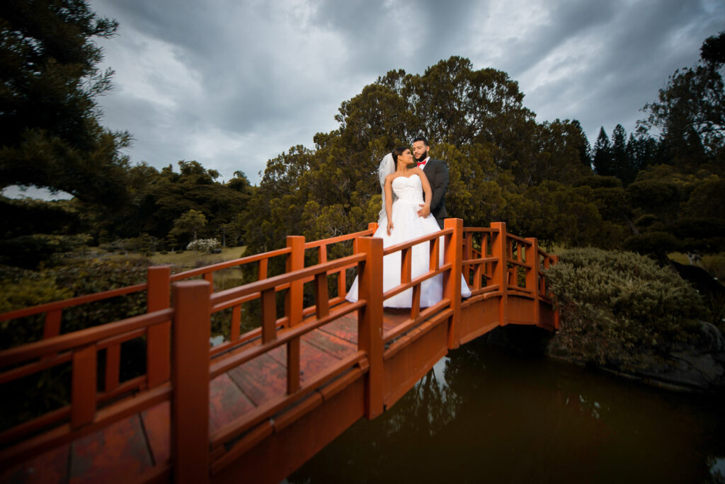 Hermosa sesion de novios en el Jardin Botanico de Santo Domingo de Tamy y George