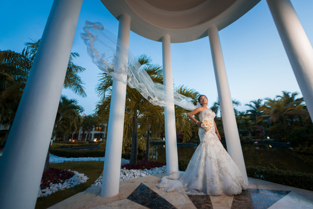 Sesion de novios o pre boda de Estela y Angel en el Hotel Paradisus Punta Cana, Republica Dominicana