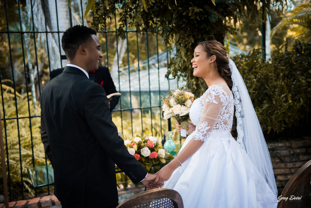 Fotos de la ceremonia y recepcion de la boda en el Jardín Botánico Nacional de Santo Domingo, Republica Dominicana por el fotografo dominicano de bodas y pre bodas Greg Dotel Photography