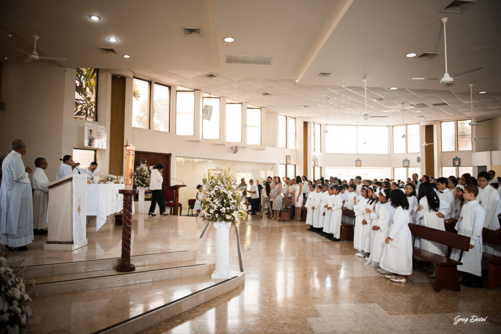 Fotos de la primera comunión de Diego en Santo Domingo República Dominicana