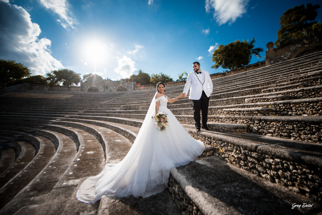 Sesión de novios o pre boda de Ariannys y Luis Manuel en Altos de Chavon, La Romana, República Dominicana