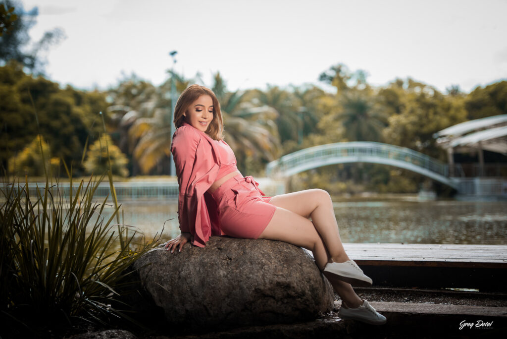 Sesión de fotos de retratos en Santo Domingo, República Dominicana. Mirador Sur.