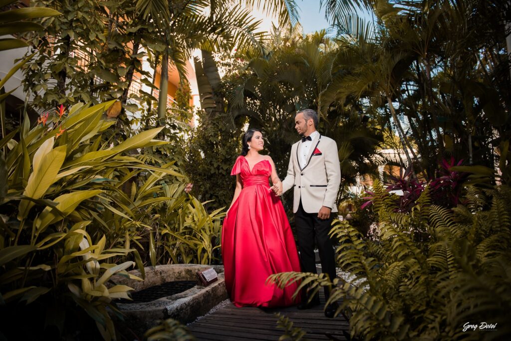 Sesión de fotos de la pre boda de Eva y Ricardo en el Hostal Nicolas de Ovando en la Zona Colonial de Santo Domingo, República Dominicana