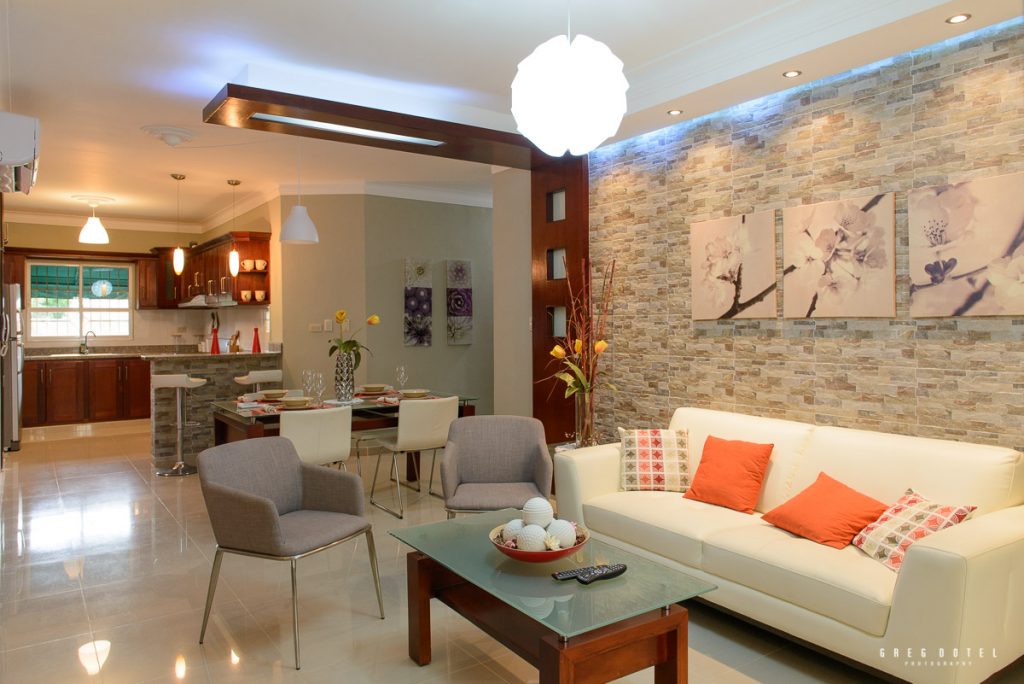 Fotografía de interiores del proyecto residencial Mimi II en santo Domingo, República Dominicana