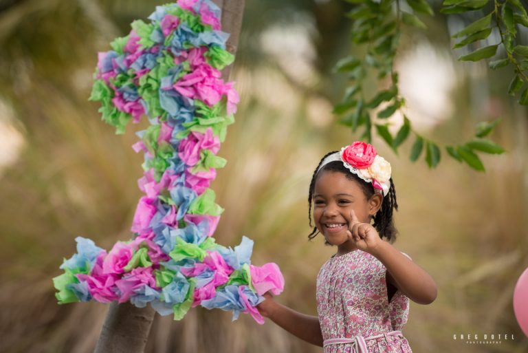 Sesión de fotos celebrando el cumpleaños de las niñas de Jennifer en parque Mirador Sur de Santo Domingo, Republica Dominicana