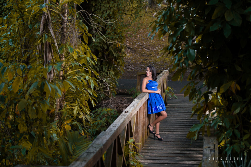 Sesión de quince años de Mari en el Jardín Botánico de Santo Domingo, República Dominicana