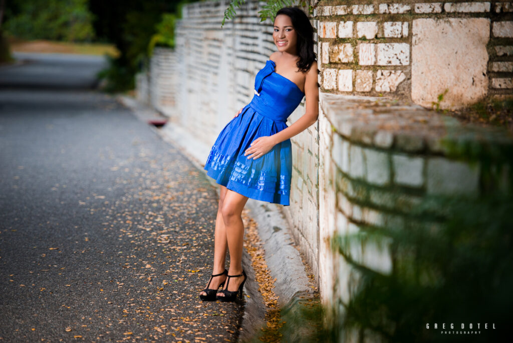 Sesión de quince años de Mari en el Jardín Botánico de Santo Domingo, República Dominicana