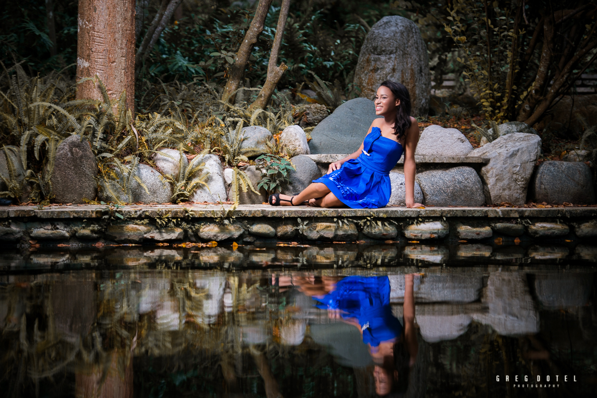 Sesión de quince años de Mari en el Jardín Botánico de Santo Domingo, República Dominicana