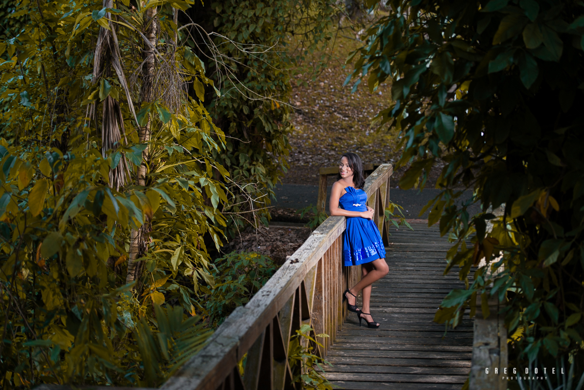 Sesión de quince años de Mari en el Jardín Botánico de Santo Domingo, República Dominicana