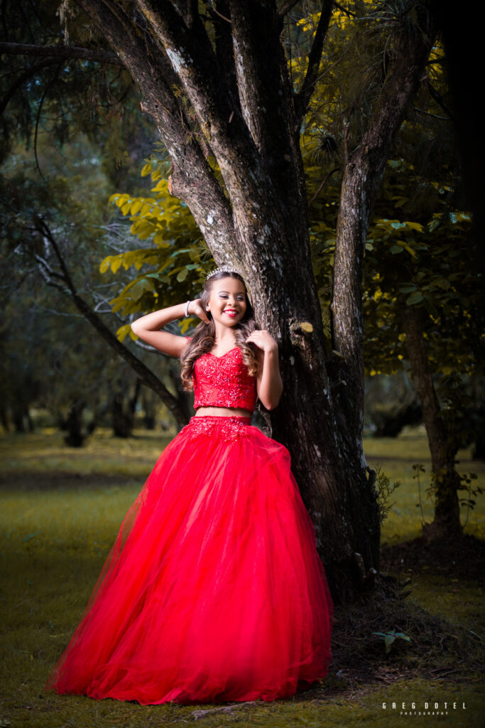 Sesión de fotos de Quinceañera en el Jardín Botánico Nacional de Santo Domingo República Dominicana