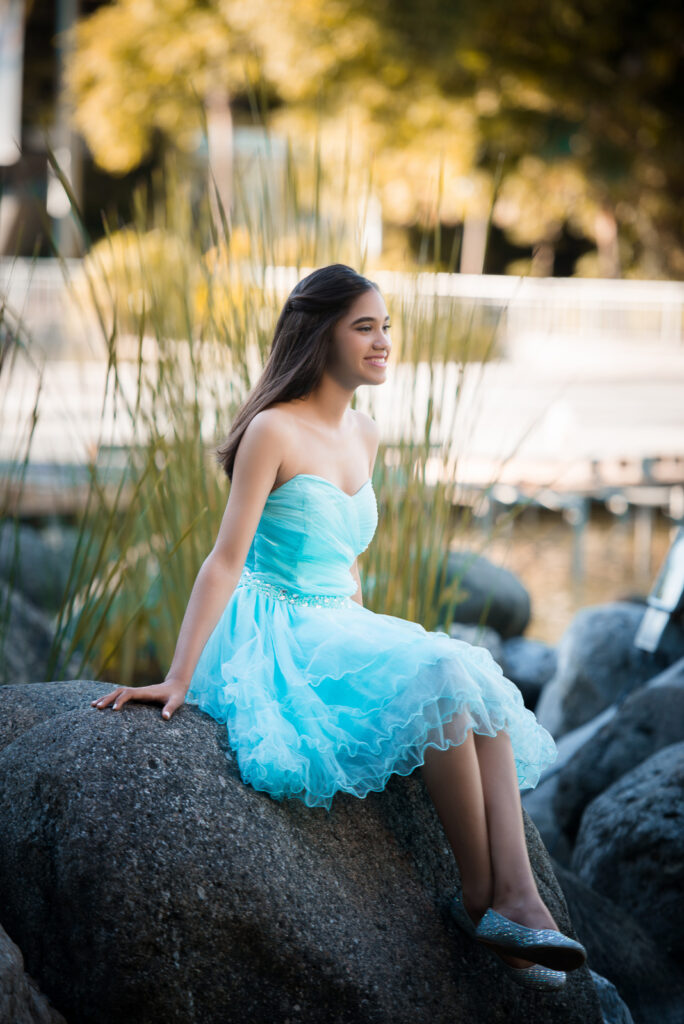 Sesión de fotos de quinceañera a Larymar en el Parque Mirador Sur de Santo Domingo, República Dominicana