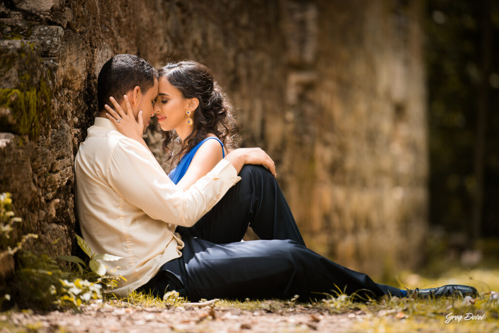 Sesión de fotos de novios o pre boda de Florangel y Cesareo en el las Ruinas de Engombe de Santo Domingo, República Dominicana por el fotografo dominicano Greg Dotel Photography