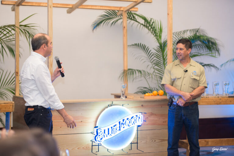 Evento corporativo donde cubrimos en fotografías la presentación de la cerveza Blue Moon en Santo Domingo, República Dominicana