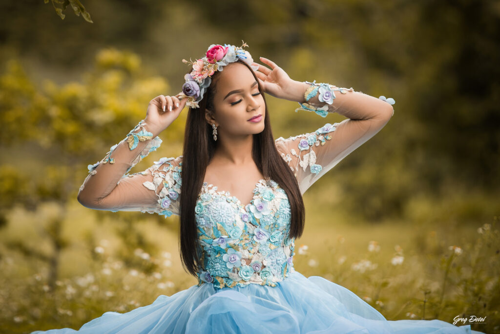 Sesion de fotos de 15 años hermosas y modernas de Carismell en el Jardin Botanico de Santo Domingo, República Dominicana