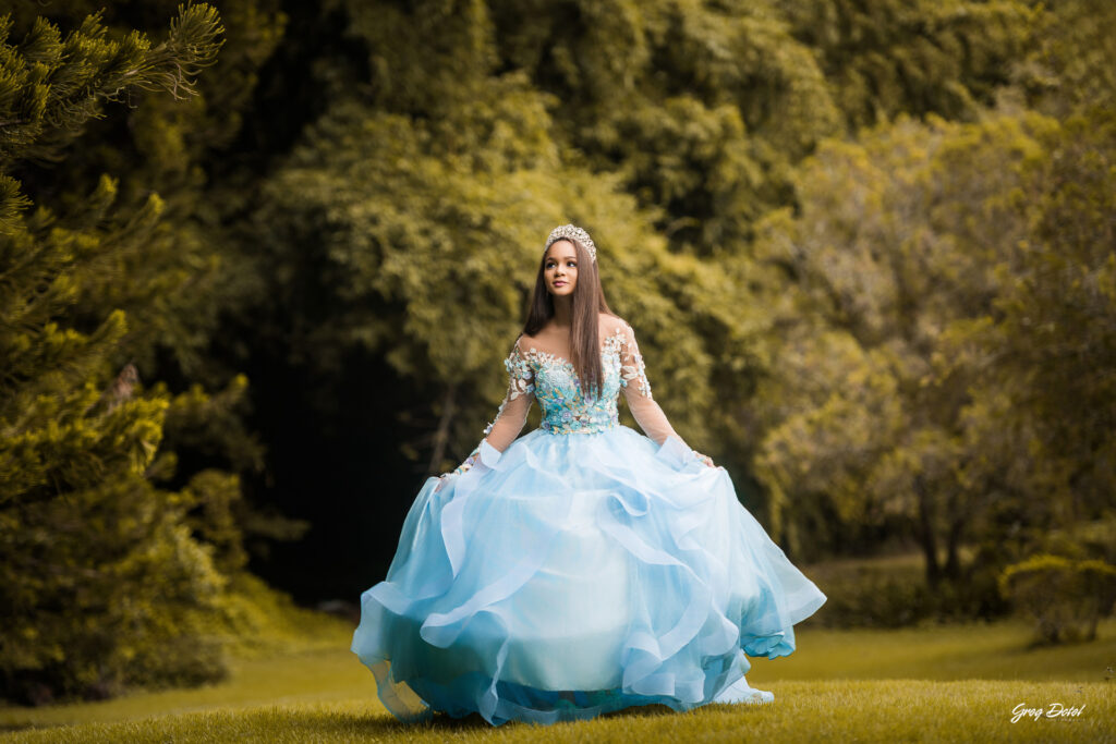 Sesion de fotos de 15 años hermosas y modernas de Carismell en el Jardin Botanico de Santo Domingo, República Dominicana