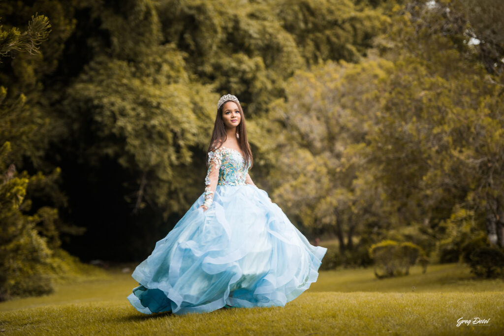 Sesion de fotos de 15 años hermosas y modernas de Carismell en el Jardin Botanico de Santo Domingo, República Dominicana